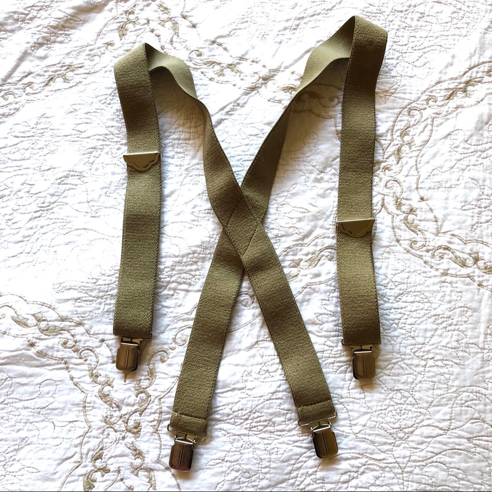 Beige 1.5” Suspenders
